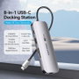 Vention Docking Station USB-C TQKHB 8 en 1 Gris